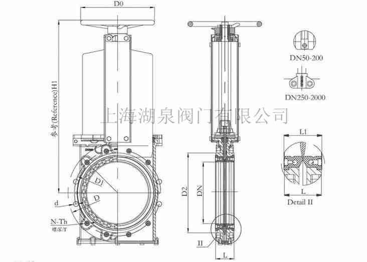 電動菱形刀型閘閥