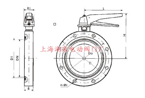 GI型手動高真空蝶閥結(jié)構圖片